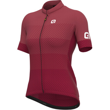ALE CYCLING LEVEL Women's Short-Sleeved Jersey Burgundy 2023 0